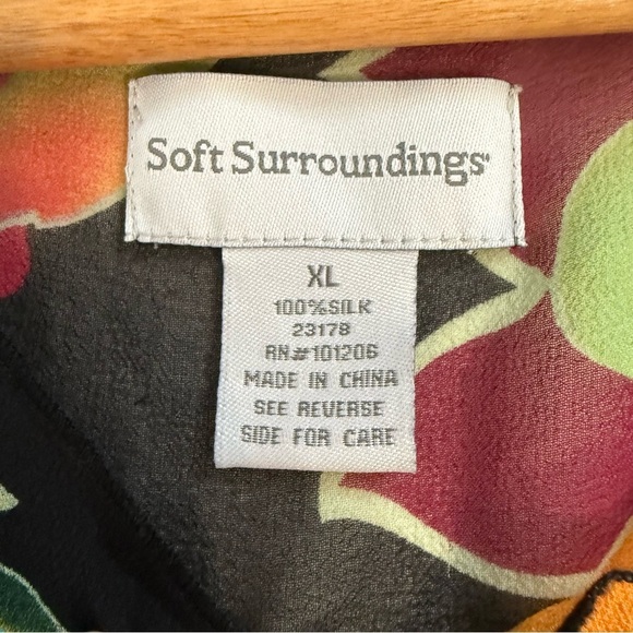 Soft Surroundings Multicolor Floral Blouse - Picture 4 of 8